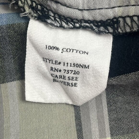 BKE Buckle Mens Athletic Fit Shirt Long Sleeve Pockets Plaid XL - Picture 9 of 10